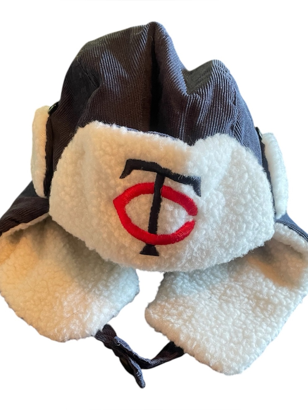 Minnesota Twins Trapper Hat 2021 Give away Blue Cord Pepsi Unisex